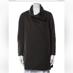 All saints drape Italian cloth wool coat